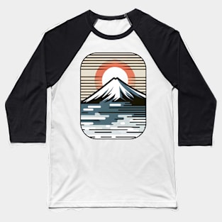 Sunrise over Mount Fuji Baseball T-Shirt